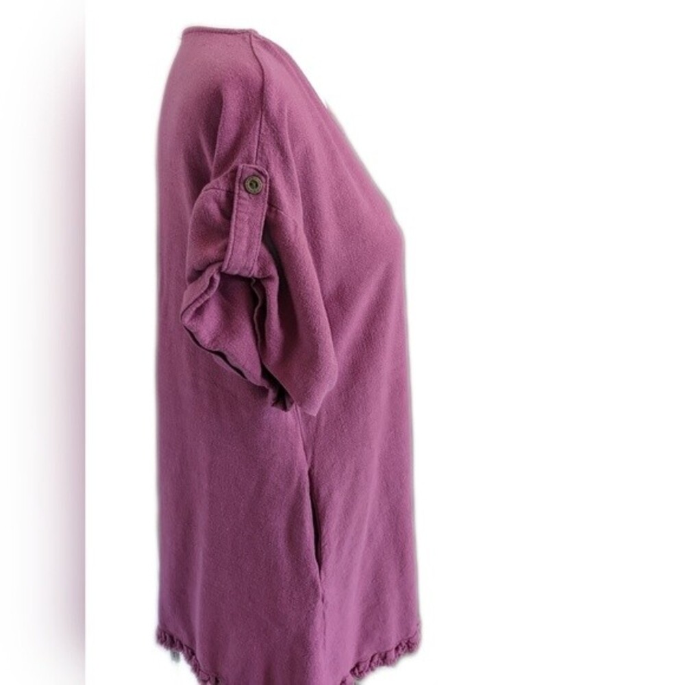 Umgee Rose Pink Short Sleeve Shift Dress - Picture 5 of 9
